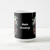 Mug Bigfoot Sasquatch Alien UFO Drôle Graphisme (Centre)