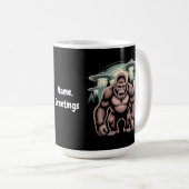 Mug Bigfoot Sasquatch Alien UFO Drôle Graphisme (Devant droit)