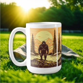 Mug Bigfoot Sasquatch Art Rétro