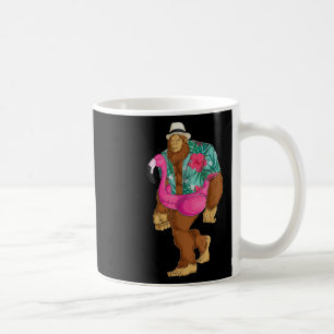 Mug Bigfoot Sasquatch Flamant rose rose Aloha Beach Ha