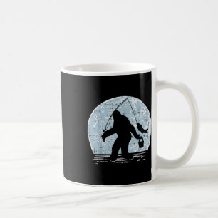Mug Bigfoot Sasquatch Pêche Lune Drôle de Pêcheur Ang
