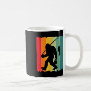 Mug Bigfoot Sasquatch Pêcheur Pêche Vintage Papa Fa