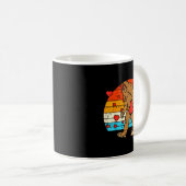 Mug Bigfoot Sasquatch Retro Heart Funny Valentines Day (Devant droit)