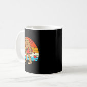 Mug Bigfoot Sasquatch Retro Heart Funny Valentines Day (Devant gauche)