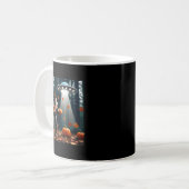 Mug Bigfoot Sasquatch Turkey Ufos Funny Thanksgiving D (Devant gauche)