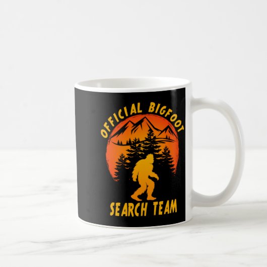 Mug Bigfoot Search Team Sasquatch Yeti Funny  (Droite)