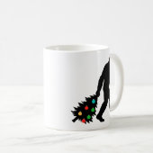 Mug Bigfoot traînant un arbre de Noël  (Devant droit)