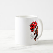 Mug Bigfoot Valentines Day Funny Sasquatch Hearts Love (Devant droit)