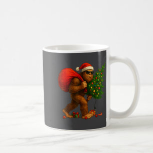 Mug Bigfoot volant les lumières de l'arbre de Noël Xma