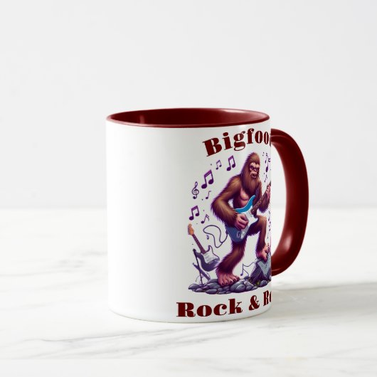 Mug Bigfoots Rock & Roll (Devant droit)