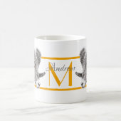 Mug Bighorn Ram Animal art Aries Zodiac signe Monogram (Centre)