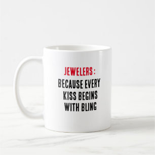 Mug Bijoutiers : Parce que chaque baiser commence avec