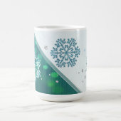 Mug Bijoux de flocon de neige 3D (Centre)