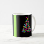 Mug Bijoux de Noël en vert (Devant droit)