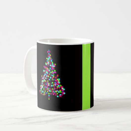 Mug Bijoux de Noël en vert (Devant gauche)
