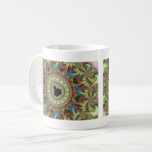 Mug Bijoux fractal (Devant gauche)