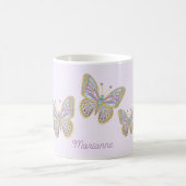 Mug Bijoux Papillons Purple Blue Gold (Centre)