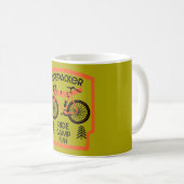 Mug Bikepacker Poisson Et Camp (Devant droit)