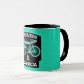 Mug Bikepacking Amérique (Devant droit)