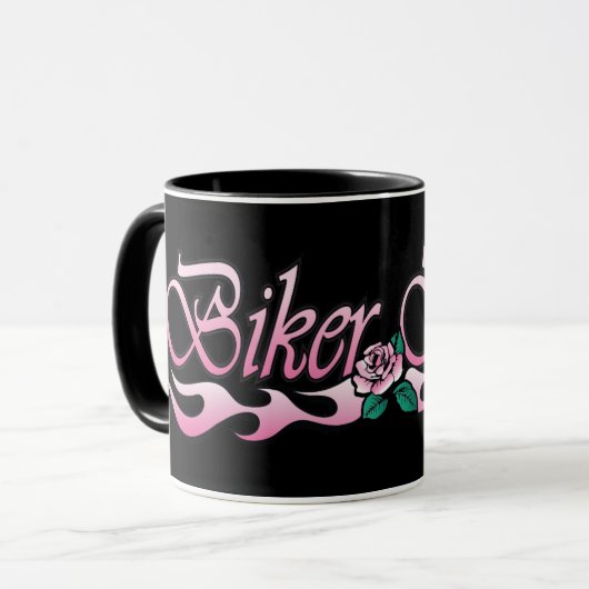 Mug Biker Babe (Devant gauche)
