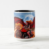 Mug Biker Babe Vampire Foxlla Fougueuse (Centre)