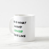 Mug biker e-biker, avide (Devant gauche)