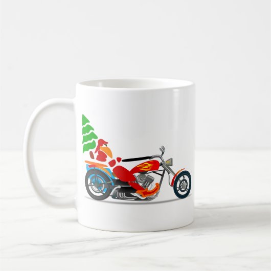 Mug Biker Père Noël (Gauche)
