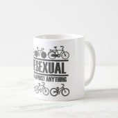 Mug Bikesexual - Bicyclette et vélo amusants (Devant droit)