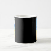 Mug Bikini Bybe - Y Blonde Bybe Et Drapeau Ukrainien (Centre)