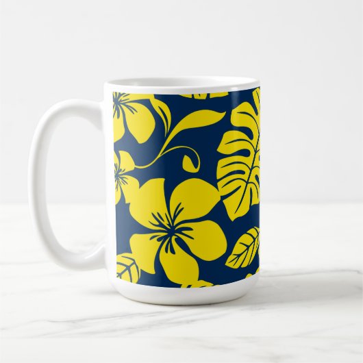 MUG BIKINI ROSE (BLEU FONCÉ/JAUNE) (Gauche)