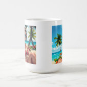 Mug Bikini rouge, lunettes de soleil et femme de Banda (Centre)