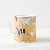 Mug Bikini tropical : Motif d'été à main (Devant gauche)