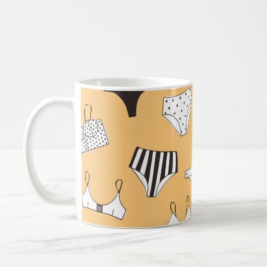 Mug Bikini tropical : Motif d'été à main (Gauche)