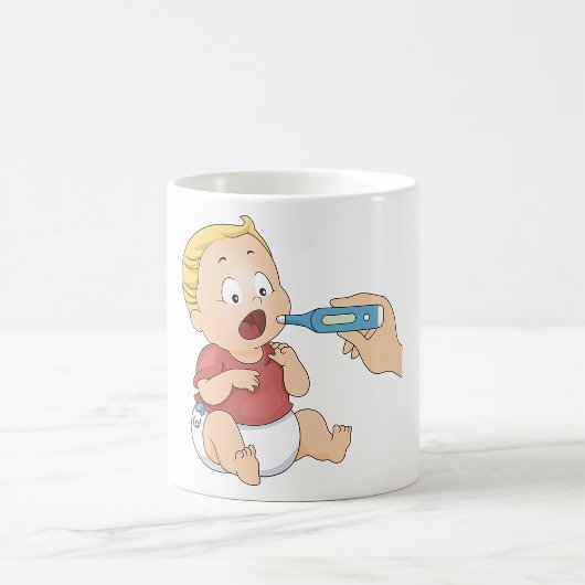 Mug Bilan de la température du bébé Santé pédiatrique
