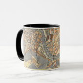 Mug Bilbao Espagne Ancienne Carte (Devant gauche)