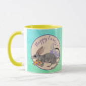 Mug Bilby de Pâques et fleurs australiennes heureux Pâ (Gauche)