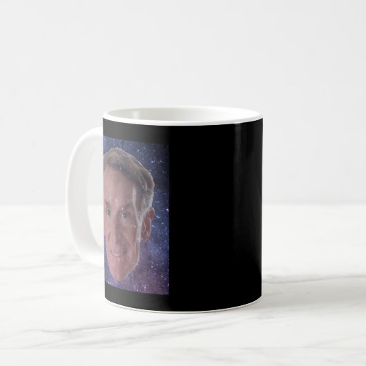 Mug Bill Nye La Science Guy Galaxy Face (Devant gauche)