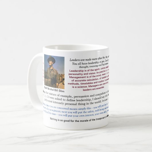 Mug Bill Slim, un leader difficile (Devant gauche)