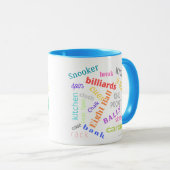 Mug Billard 2 toned mule (Devant droit)