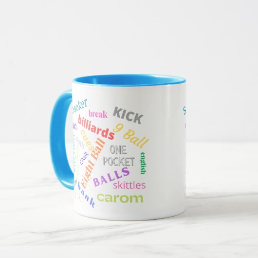 Mug Billard 2 toned mule (Devant gauche)