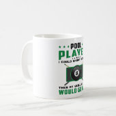 Mug Billard de billard de piscine 8 Billard de boules  (Devant gauche)