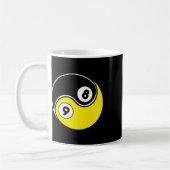 Mug Billard de la piscine de billard de la boule 9 (Gauche)