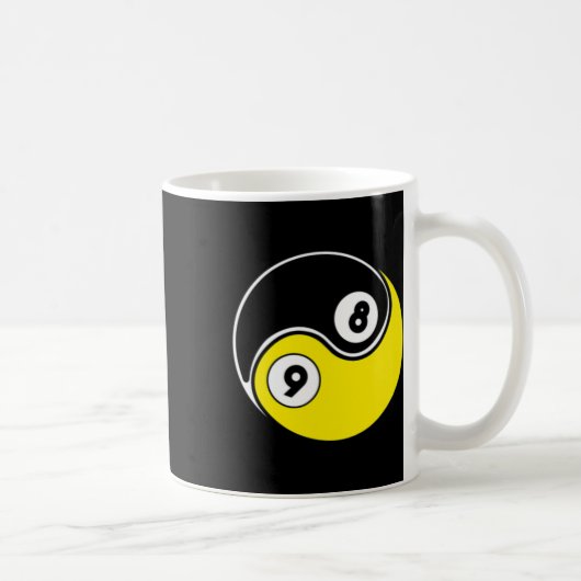 Mug Billard de la piscine de billard de la boule 9 (Droite)