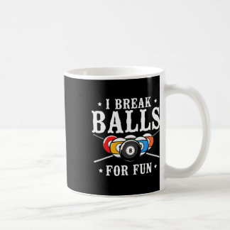 Mug Billard Pool Lecteur Ball Pun Vintage Je Passe Pou