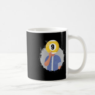 Mug Billard rétro Snooker Billard 9 Ll Lecteur Cue S