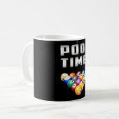 Mug Billard Snooker Pool Billard 8 Ball Drôle cadeau (Devant gauche)