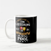 Mug Billard Snooker Pool Joueur Sport Competit (Gauche)
