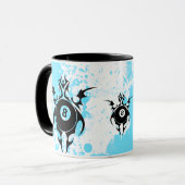 Mug billard. tribal. (Devant gauche)