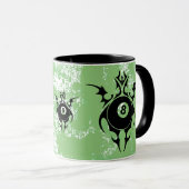 Mug billard. tribal. (Devant droit)