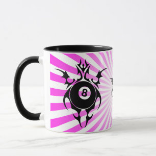 Mug billard. tribal.